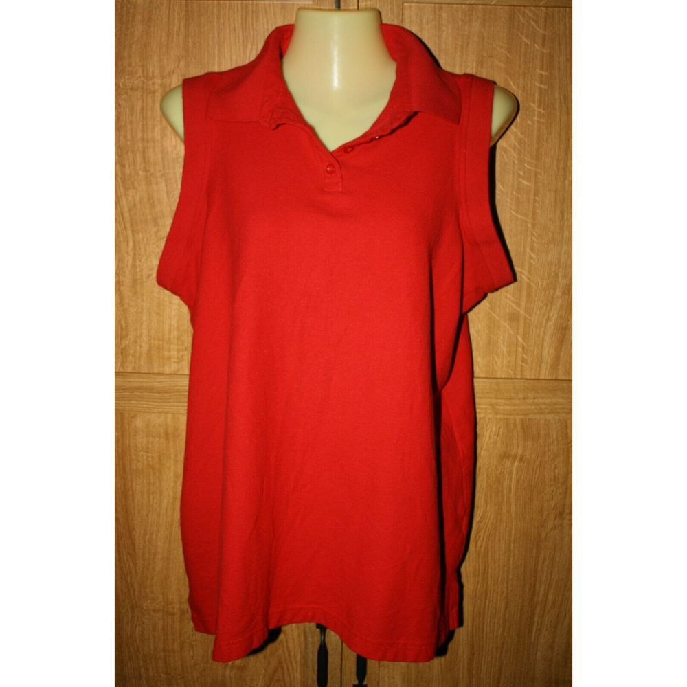 Women's All American Top Red Short sleeves, Size Large GUC